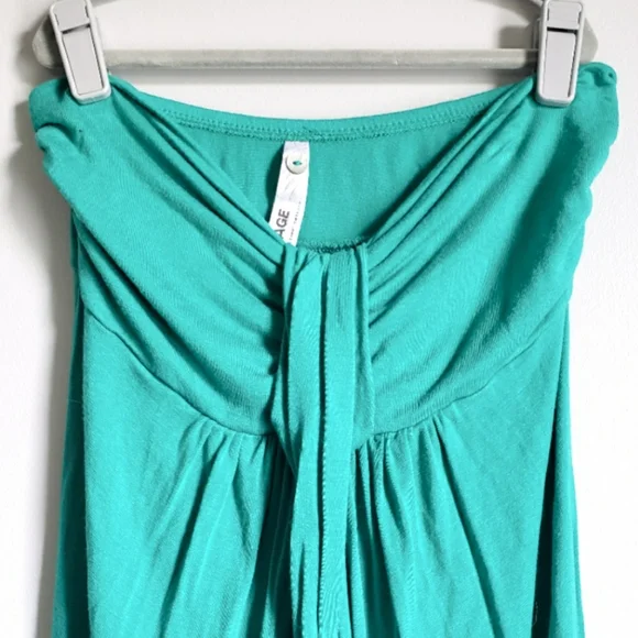 Garage Strapless Teal Dress Cover-up XS - Picture 3 of 8